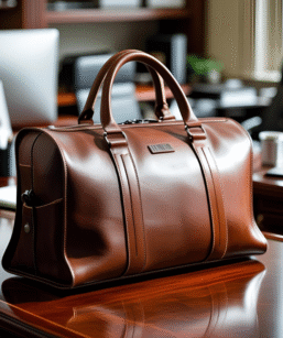 Men's Leather Bag for Office Purpose