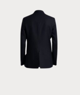 Black Business suit to button back