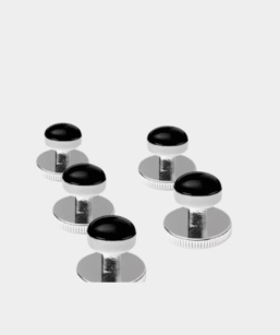 Black Tuxedo Shirt Studs