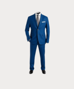 Blue Business Suit Two Button