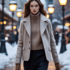 Cashmere Winter Jackets For Girls
