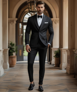 Classic Formal Black Suit for Men