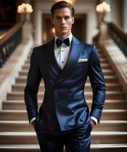 Classic Navy Tuxedo Waistcoat for Men