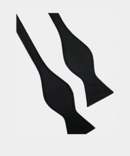 Open Black Bow tie