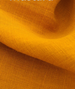 Soft mustard color linen