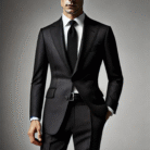 Black Business suit two button