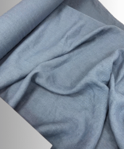 Washed Linen Dusty Blue Fabric