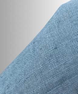 Washed Linen Dusty Blue Fabric