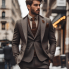 Layered Suit Winter Luxury in Every Stitch