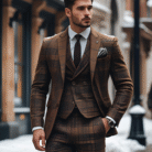 Layered Suits Winter Luxury in Every Stitch