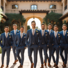 Wedding Party Suits for Groomsmen