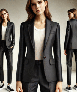 Black Suit for Women – Custom Tailor Chiang Mai