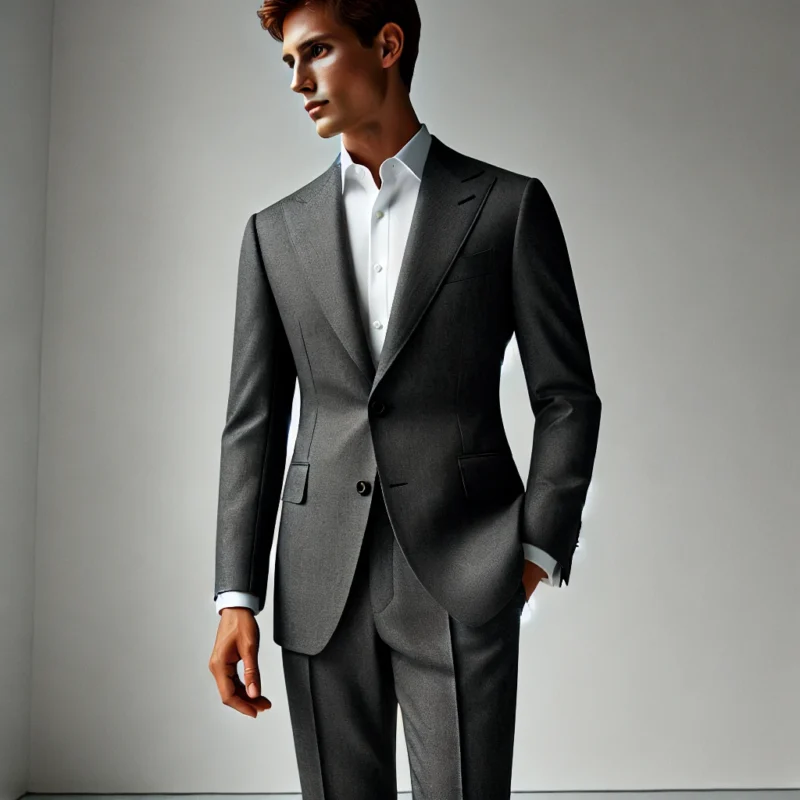 Charcoal Grey Two piece suit