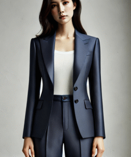 Navy Blue Suit for Women – Custom Tailoring Chiang Mai