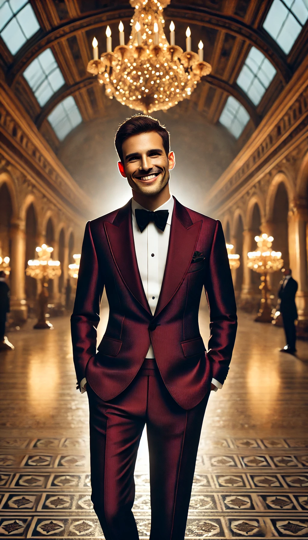 Burgundy wedding suit – Tomford Tailor