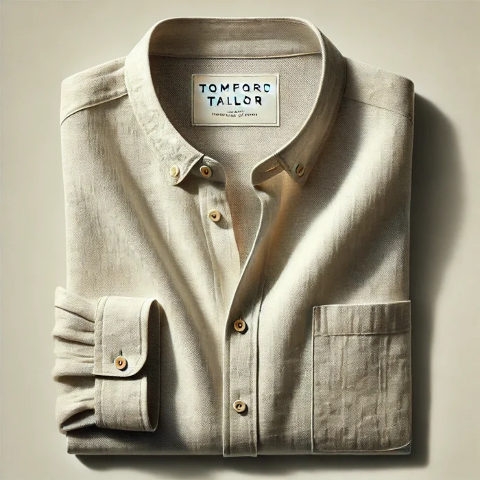 Linen summer shirt breathable comfort for heat
