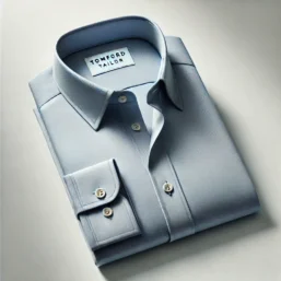 Mens light blue shirt tomford tailor
