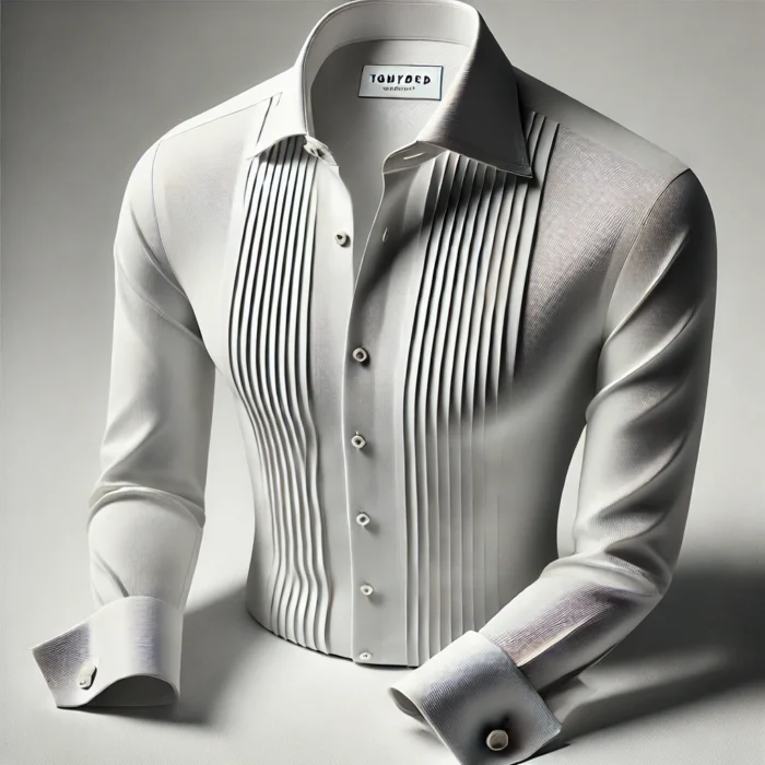 Mens tuxedo shirt with pleats tomford tailor
