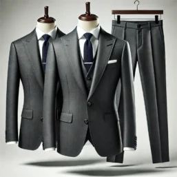 mens charcoal grey suit tomford tailor
