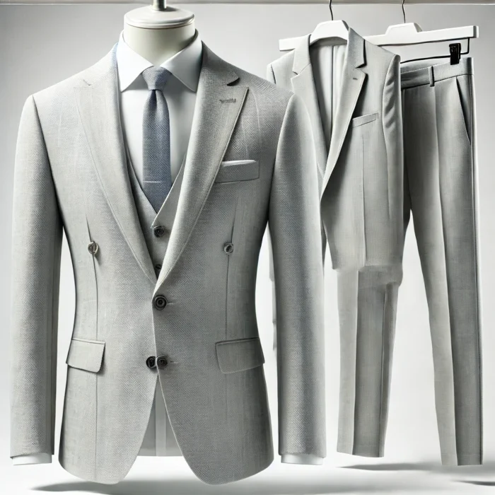 mens light grey summer suit tomford tailor