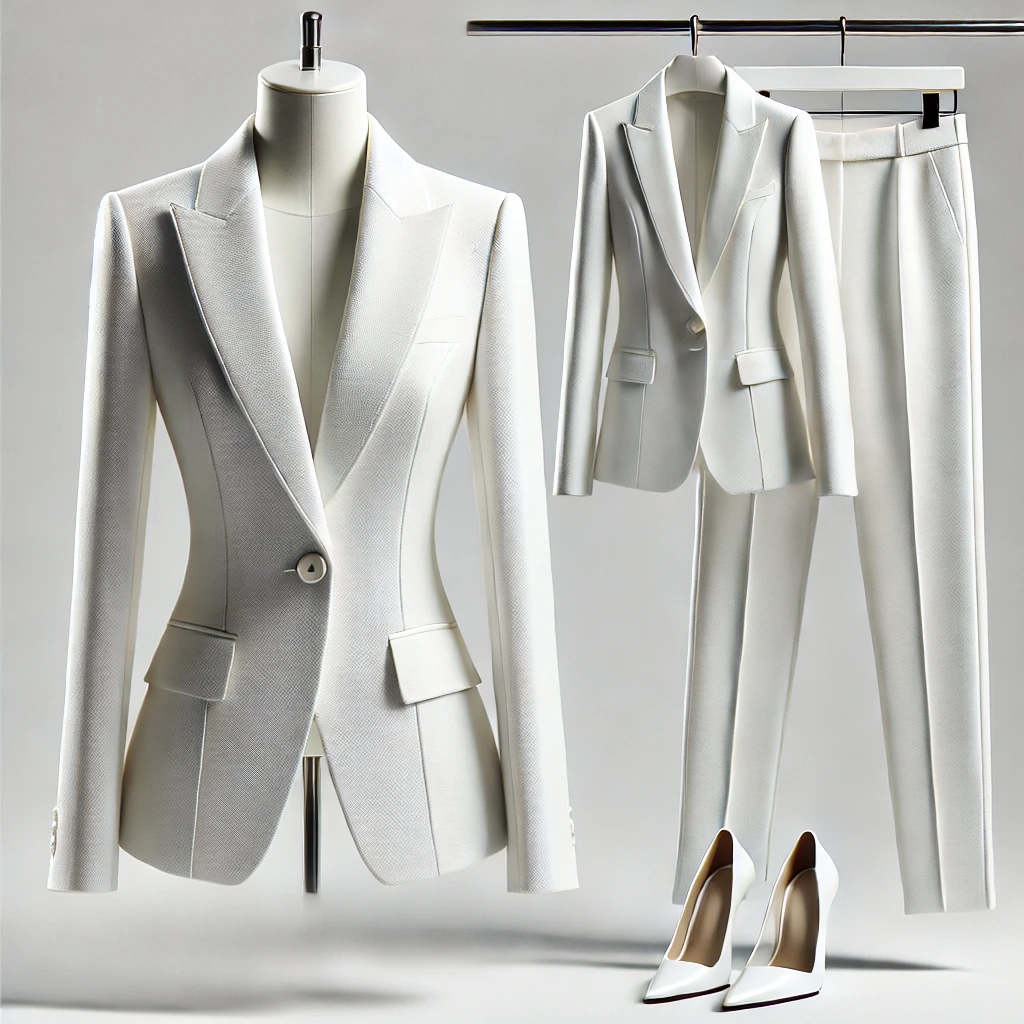 Women’s white bridal suit – Tomford Tailor