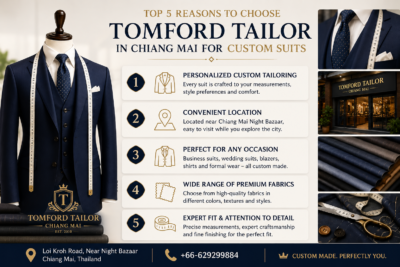 Top 5 Reasons to Choose Tomford Tailor in Chiang Mai for Custom Suits