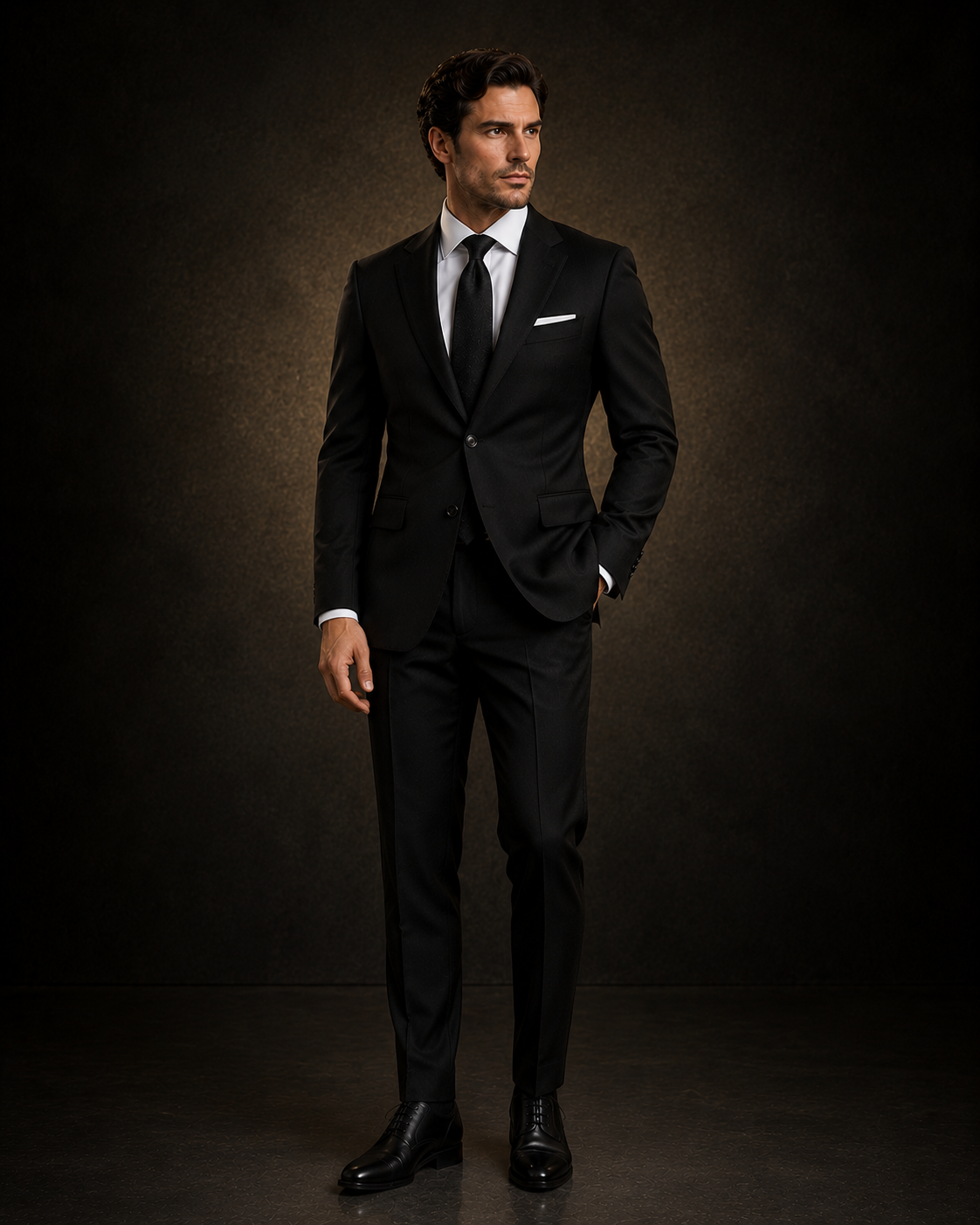 Black Business Suit