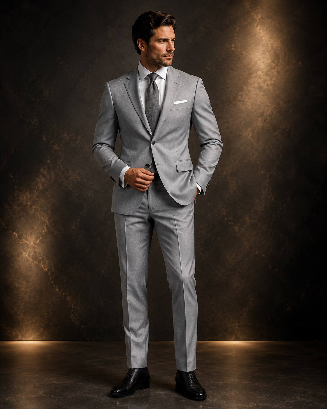 Light Grey Business Suit