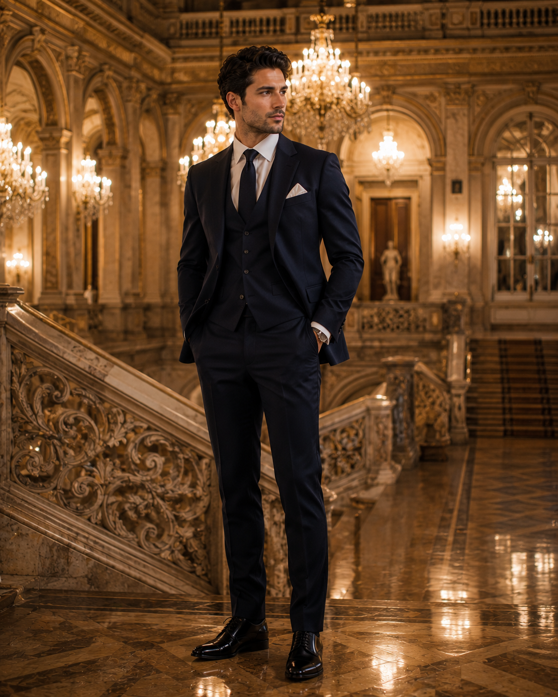 Navy Wedding Suit Chiang Mai