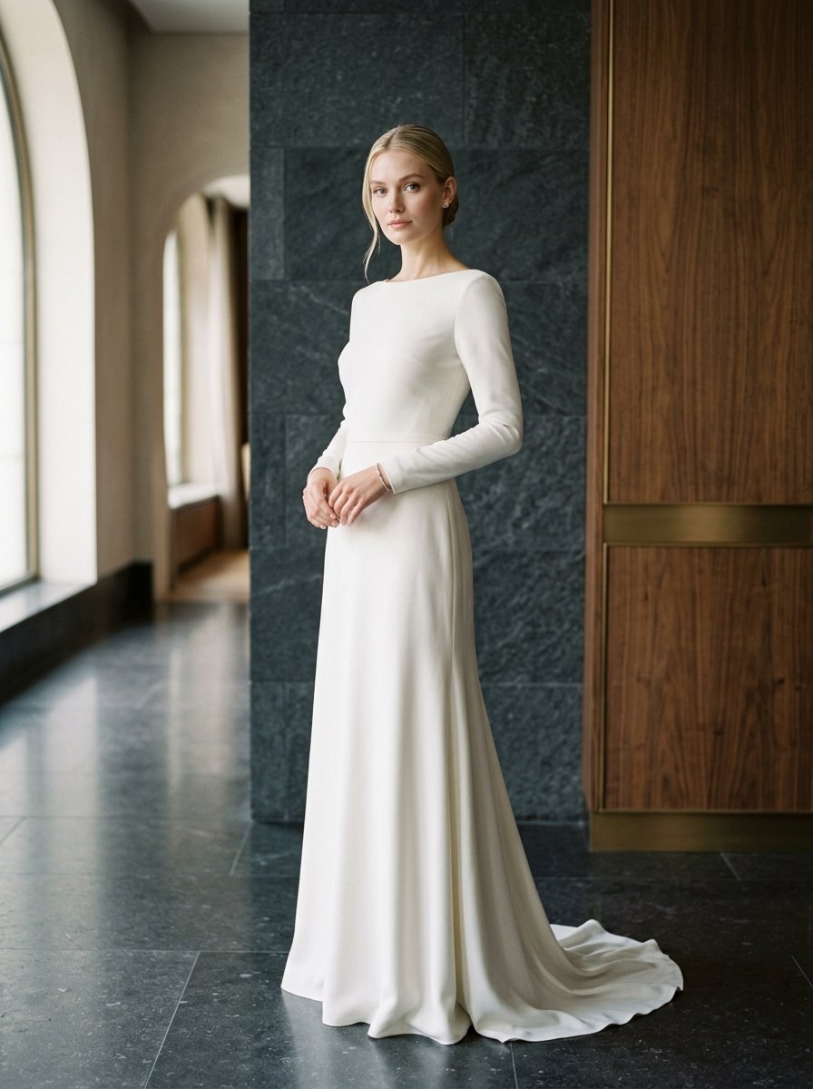 Minimalist Bridal Gowns