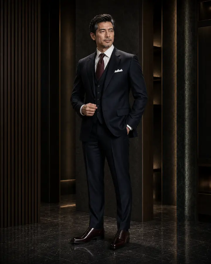 Chairman Three Piece Business Suit