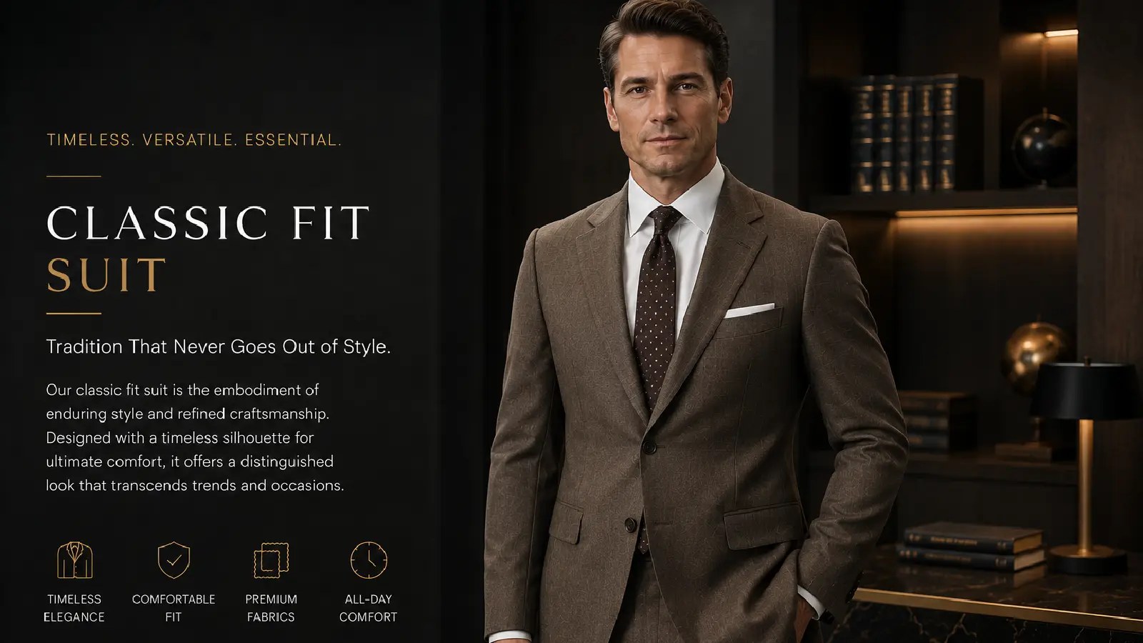 Classic Fit Business Suit
