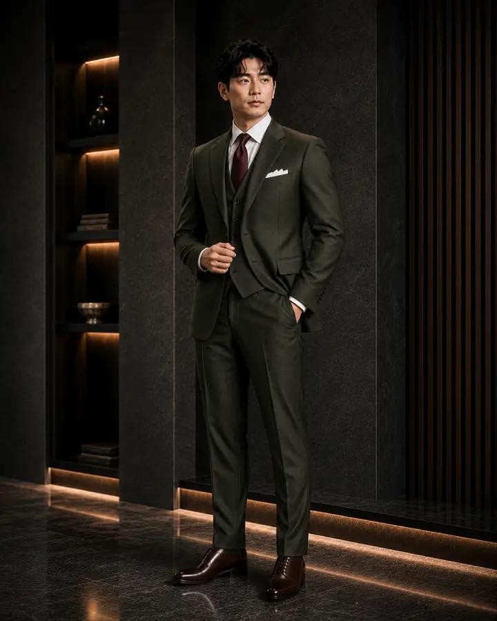 Consultant Three Piece Business Suit