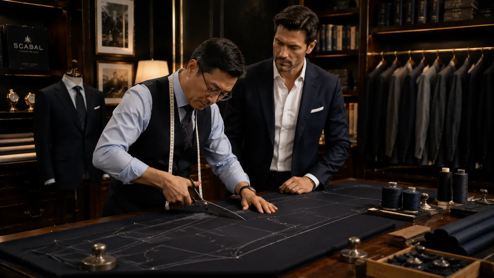 Handcrafted Bespoke Suit Construction