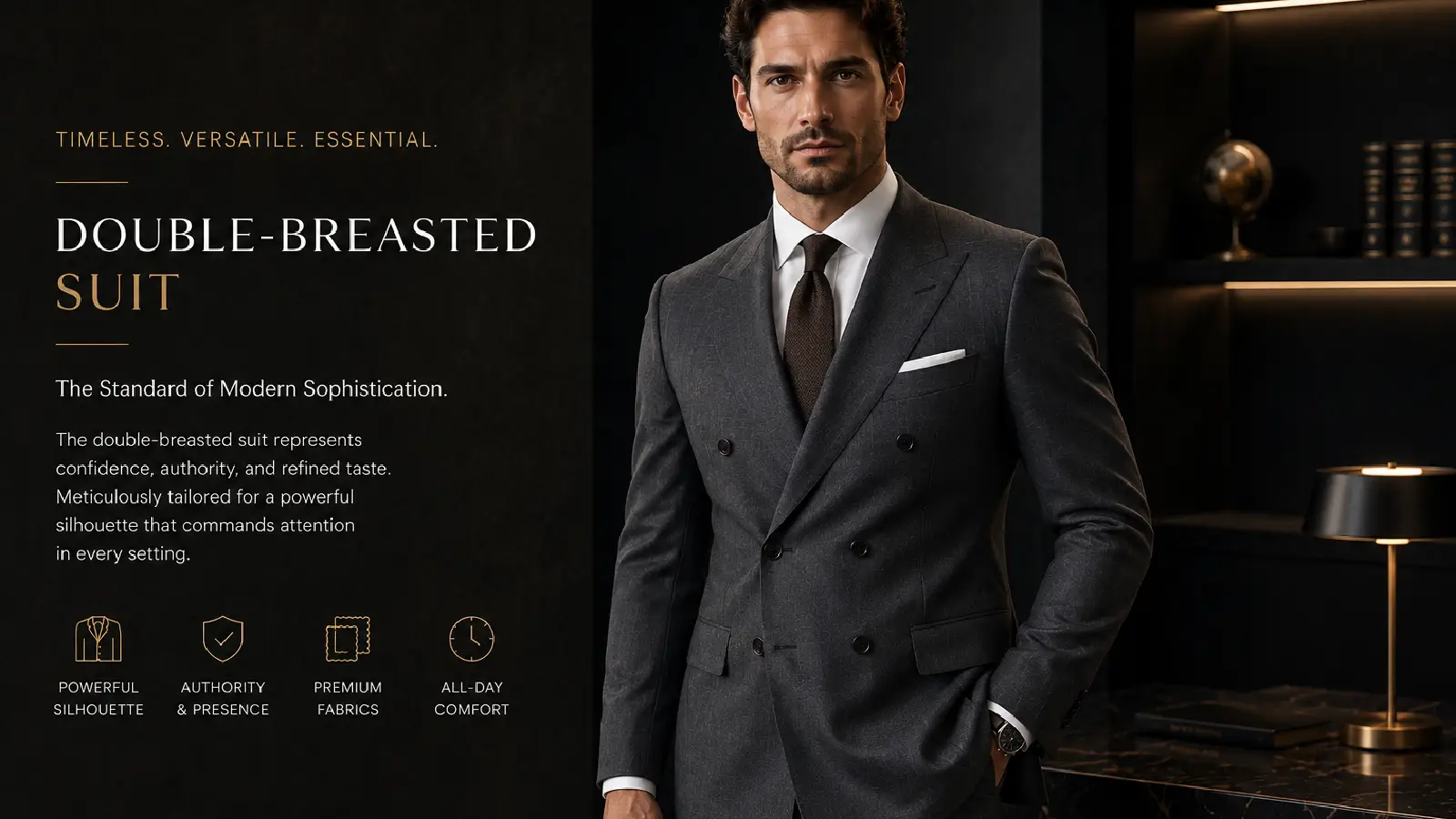 Double Breasted Business Suit