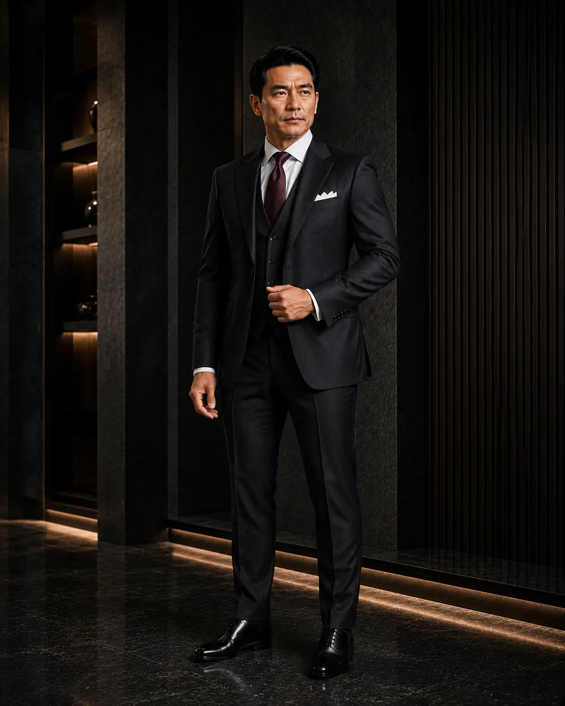 Executive Three Piece Business Suit