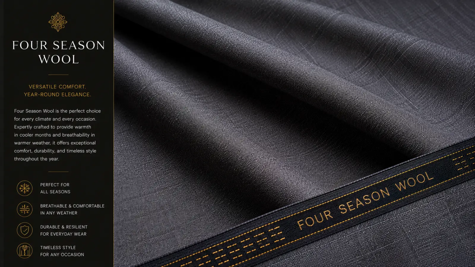 Four Season Wool Business Suit