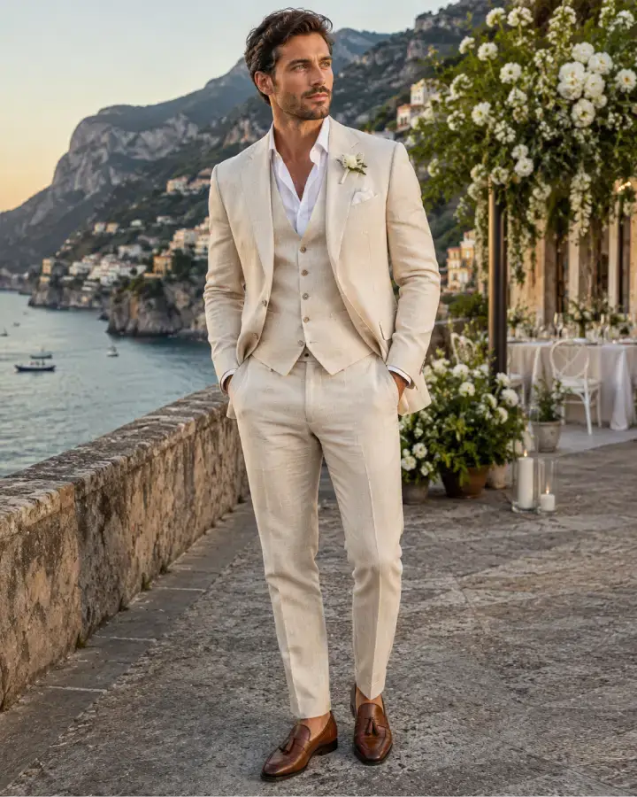 The Amalfi - Luxury Destination Wedding Suit