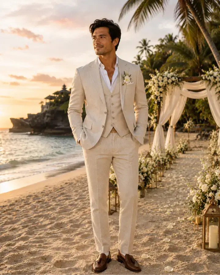 The Bali - Destination Beach Wedding Suit