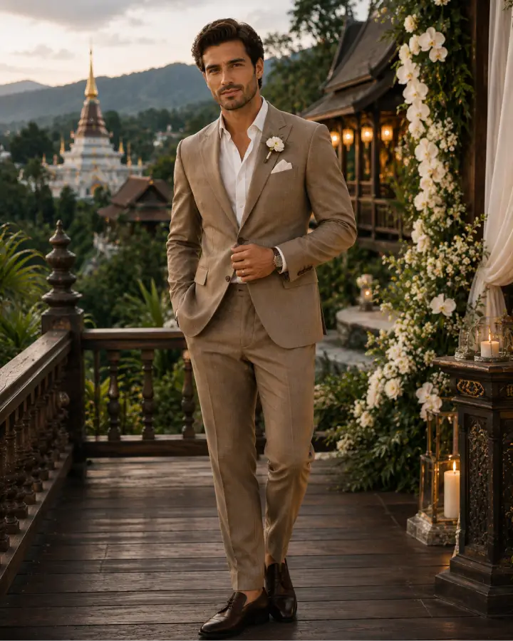 The Capri - Destination Wedding Suit