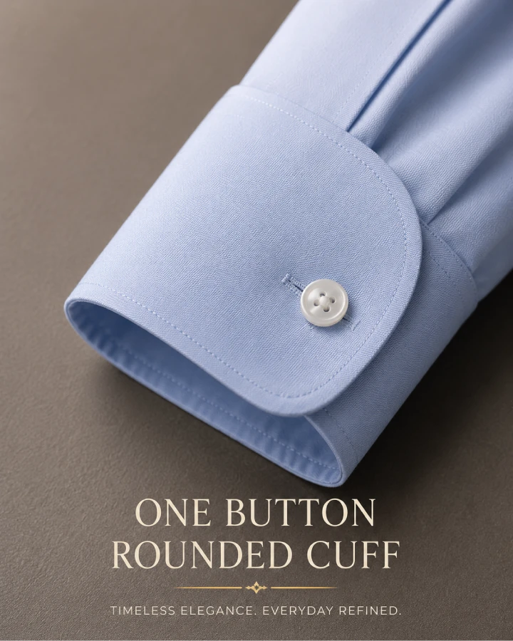 One Button Rounded Cuff