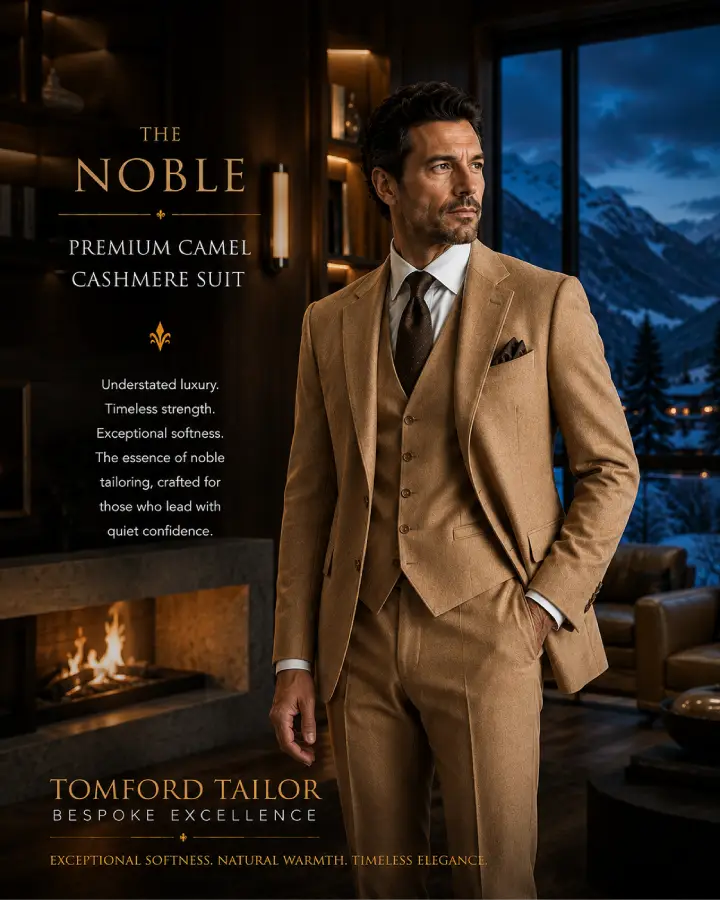 The Noble - Premium Camel Cashmere Suit