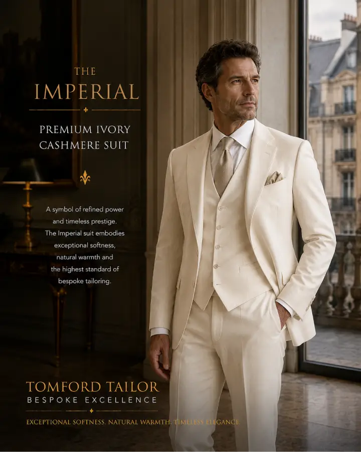 The Imperial - Premium Ivory Cashmere Suit