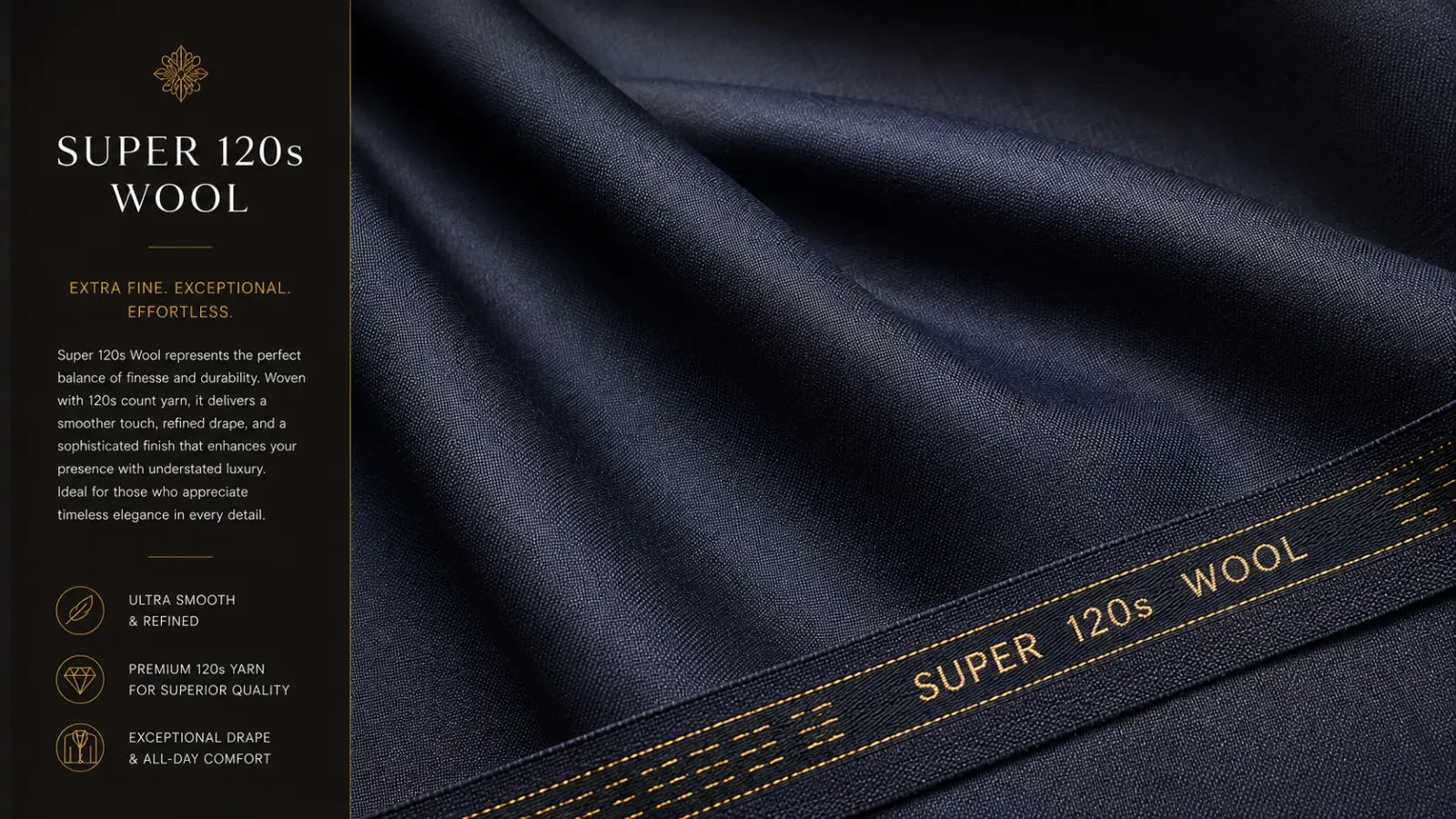 Super 120s Wool Business Suit