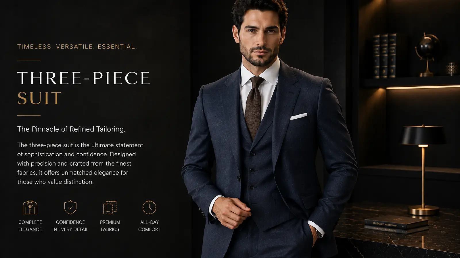 Three Piece Business Suit