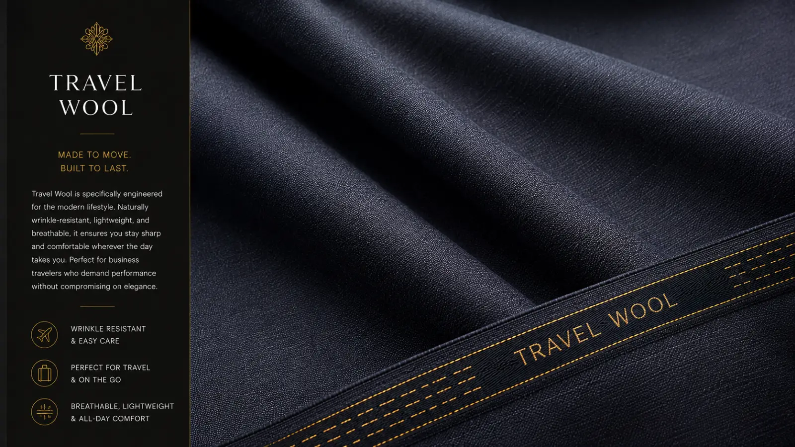Travel Wool Business Suit