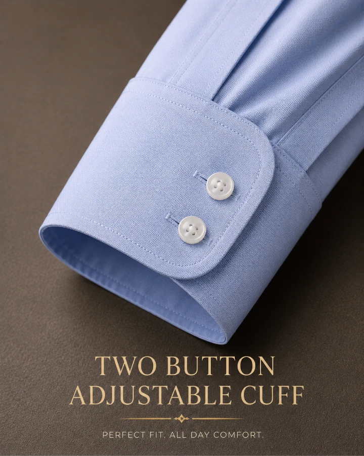 Two Button Adjustable Cuff