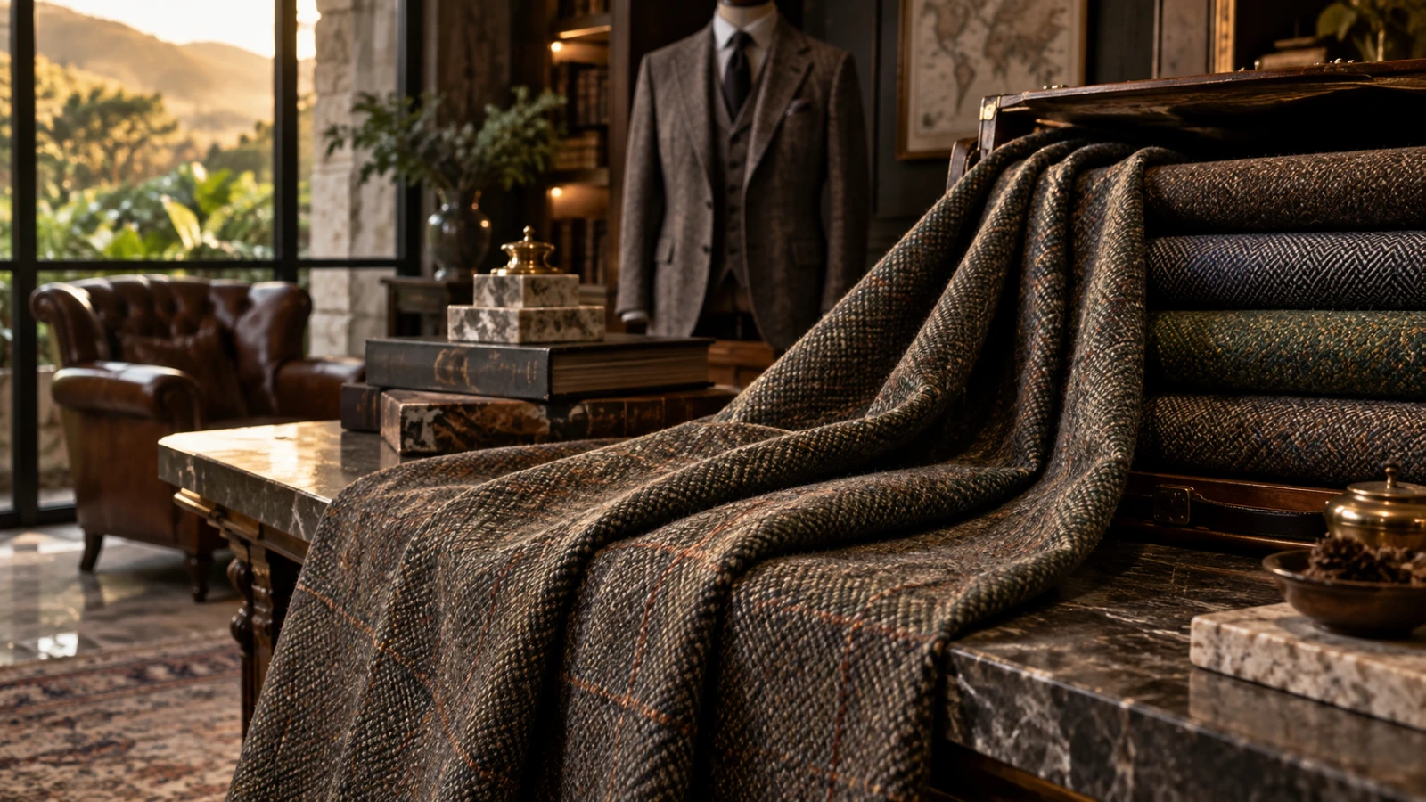 Best Premium Tweed Suit Fabrics Chiang Mai | Tomford Tailor 2026