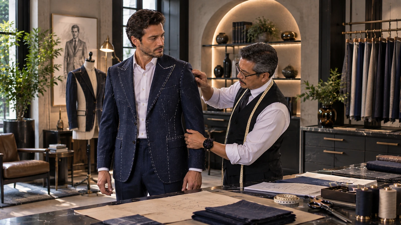 Custom Suits in Chiang Mai | From Measurement to Final Fit | Tomford Tailor