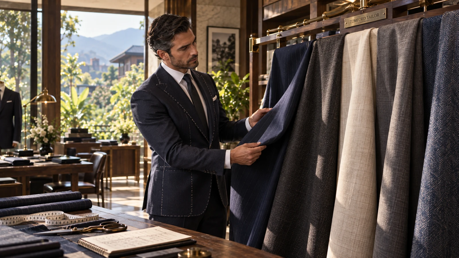 Finding the Right Fabric for a Custom Suit in Chiang Mai | Tomford Tailor